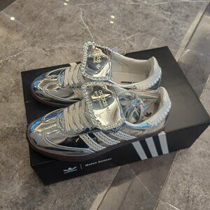 Wales Bonner Adidas Silver Sambas